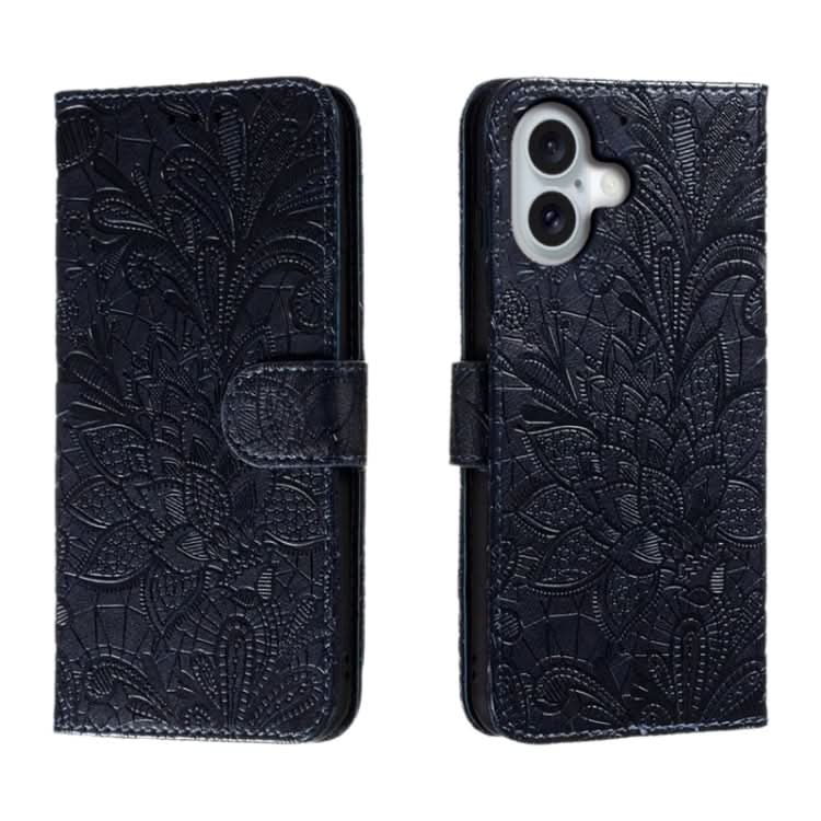 Lace Flower Embossing Flip Leather Phone Case, Series 2