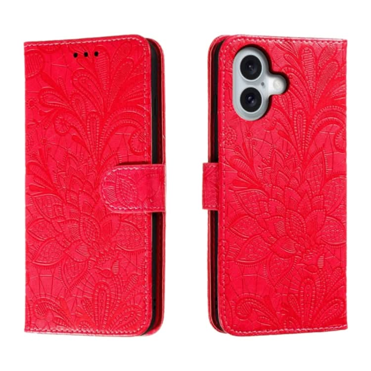 Lace Flower Embossing Flip Leather Phone Case, Series 2