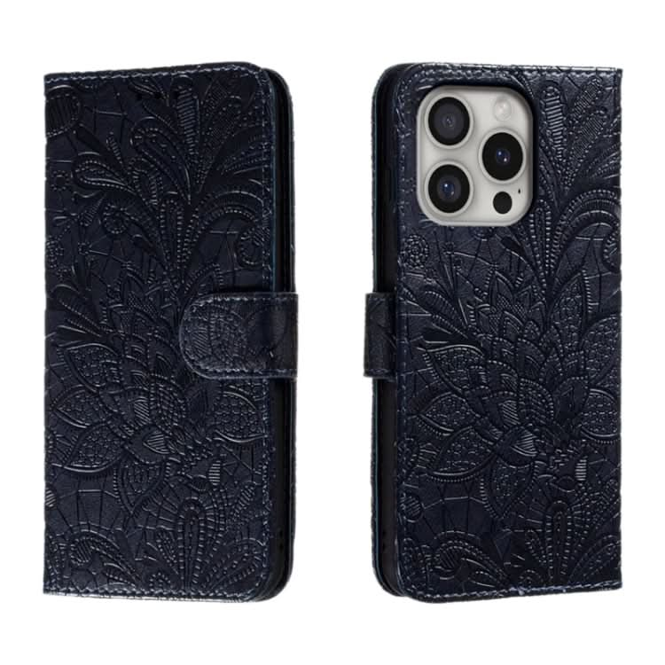 Lace Flower Embossing Flip Leather Phone Case, Series 1