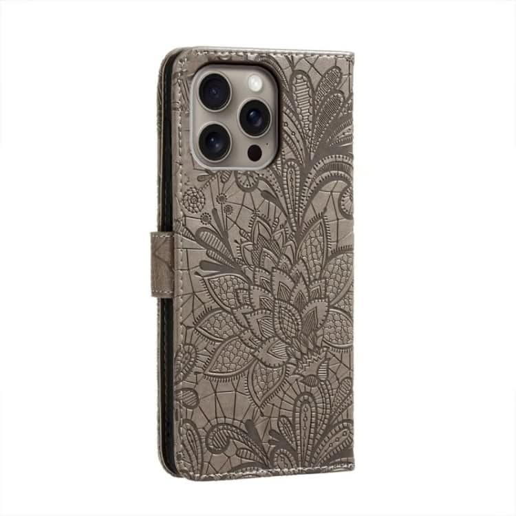 Lace Flower Embossing Flip Leather Phone Case, Series 2