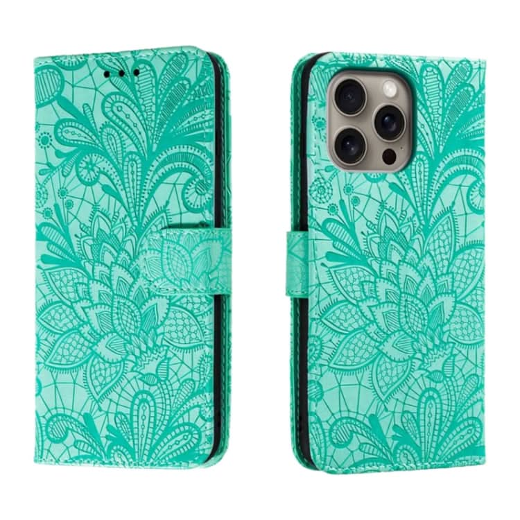 Lace Flower Embossing Flip Leather Phone Case, Series 2