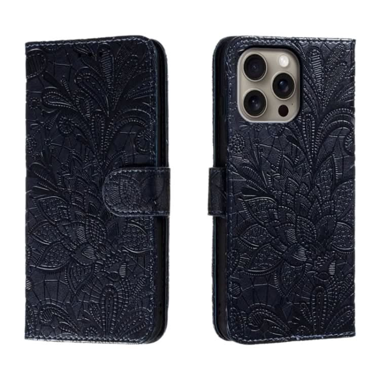 Lace Flower Embossing Flip Leather Phone Case, Series 2