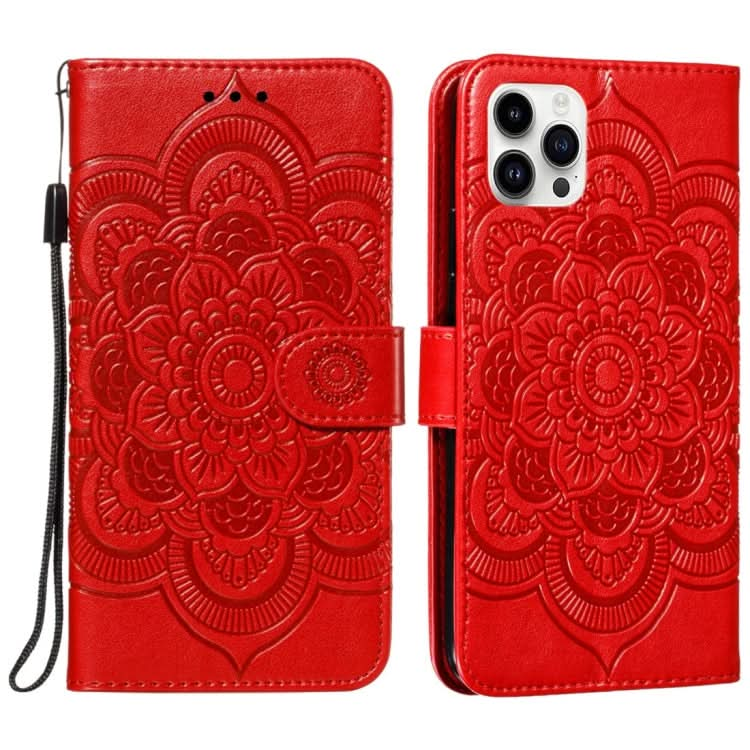 Mandala Embossing Pattern Horizontal Flip Leather Phone Case, Series 3