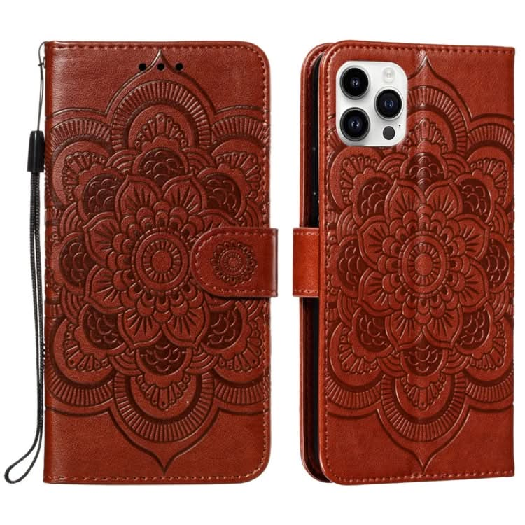 Mandala Embossing Pattern Horizontal Flip Leather Phone Case, Series 3