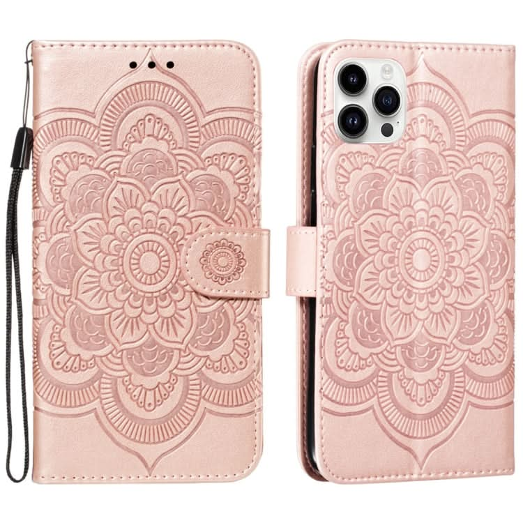 Mandala Embossing Pattern Horizontal Flip Leather Phone Case, Series 3