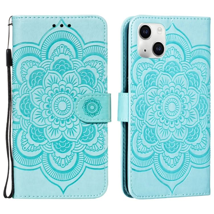 Mandala Embossing Pattern Horizontal Flip Leather Phone Case, Series 1