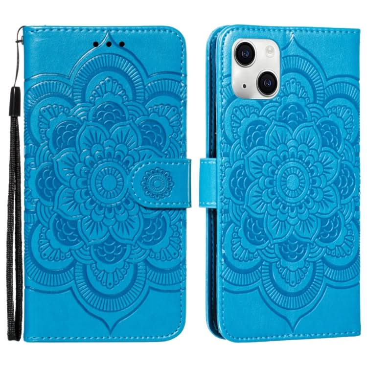 Mandala Embossing Pattern Horizontal Flip Leather Phone Case, Series 2