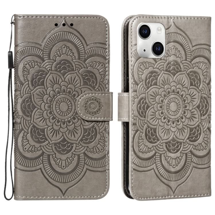 Mandala Embossing Pattern Horizontal Flip Leather Phone Case, Series 2