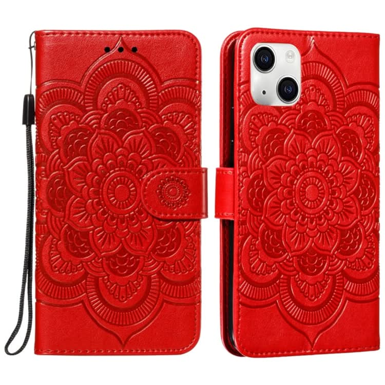 Mandala Embossing Pattern Horizontal Flip Leather Phone Case, Series 2