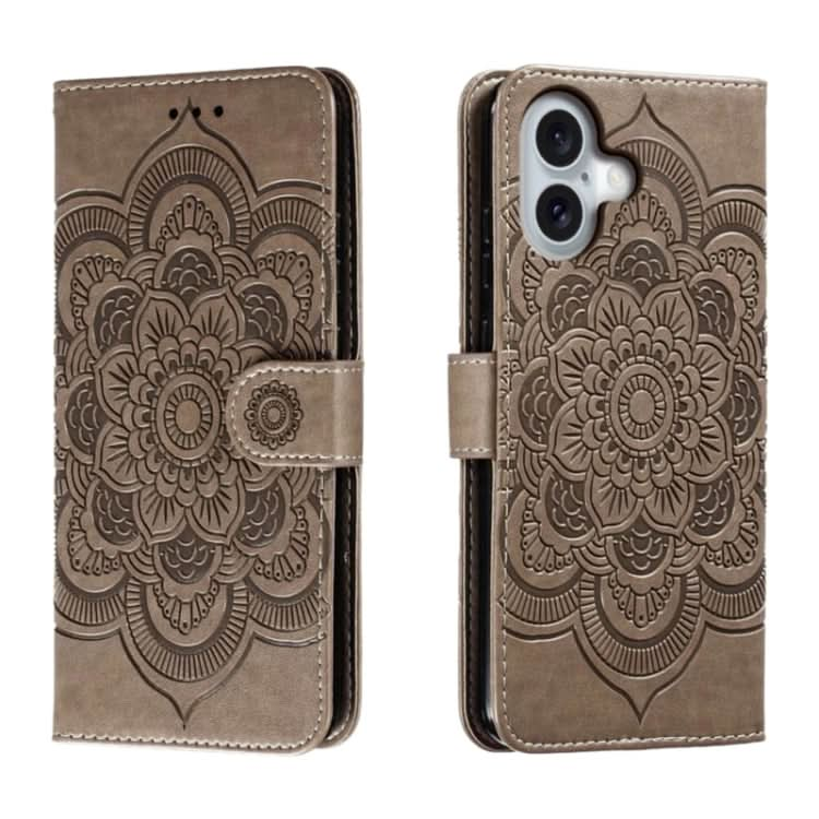 Mandala Embossing Pattern Horizontal Flip Leather Phone Case, Series 3