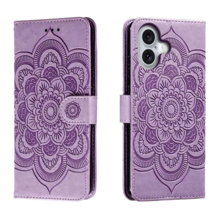 Mandala Embossing Pattern Horizontal Flip Leather Phone Case, Series 3