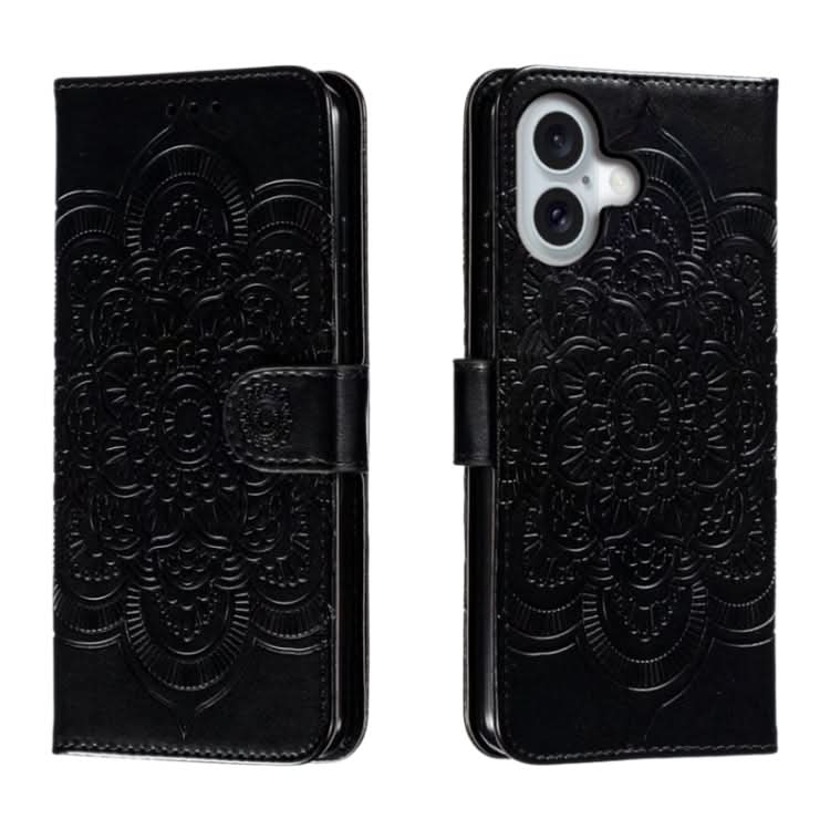 Mandala Embossing Pattern Horizontal Flip Leather Phone Case, Series 3