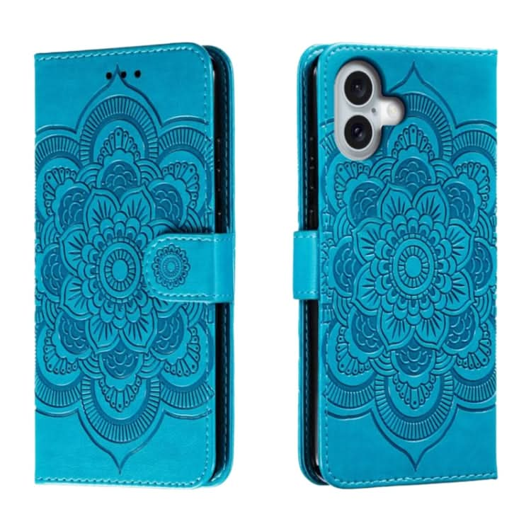 Mandala Embossing Pattern Horizontal Flip Leather Phone Case, Series 1