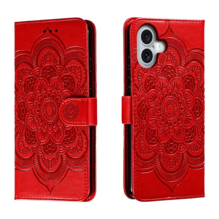 Mandala Embossing Pattern Horizontal Flip Leather Phone Case, Series 1