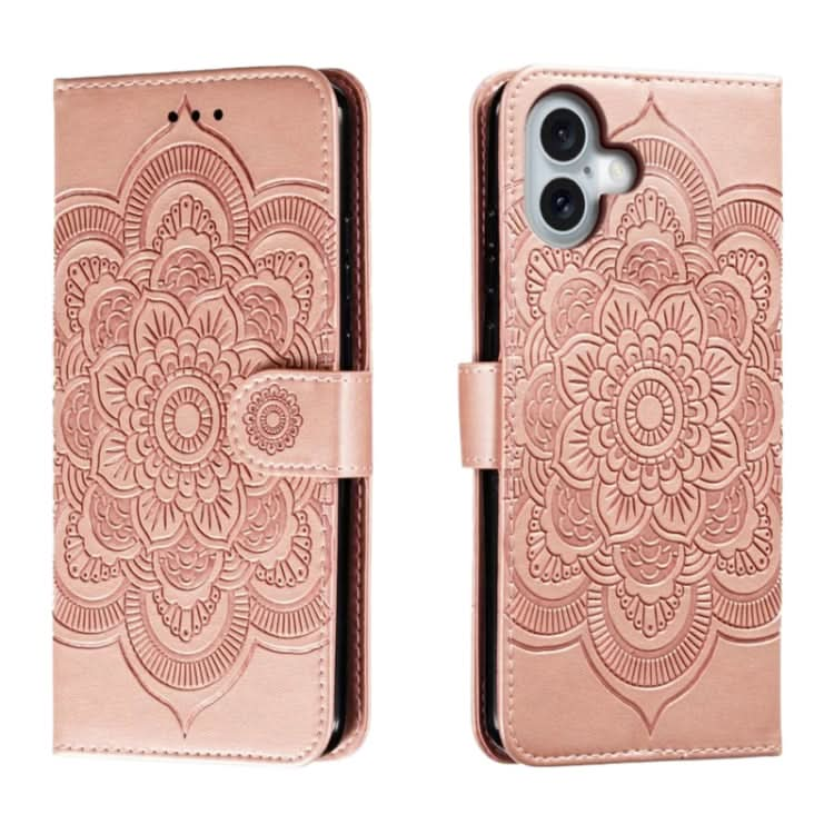 Mandala Embossing Pattern Horizontal Flip Leather Phone Case, Series 1