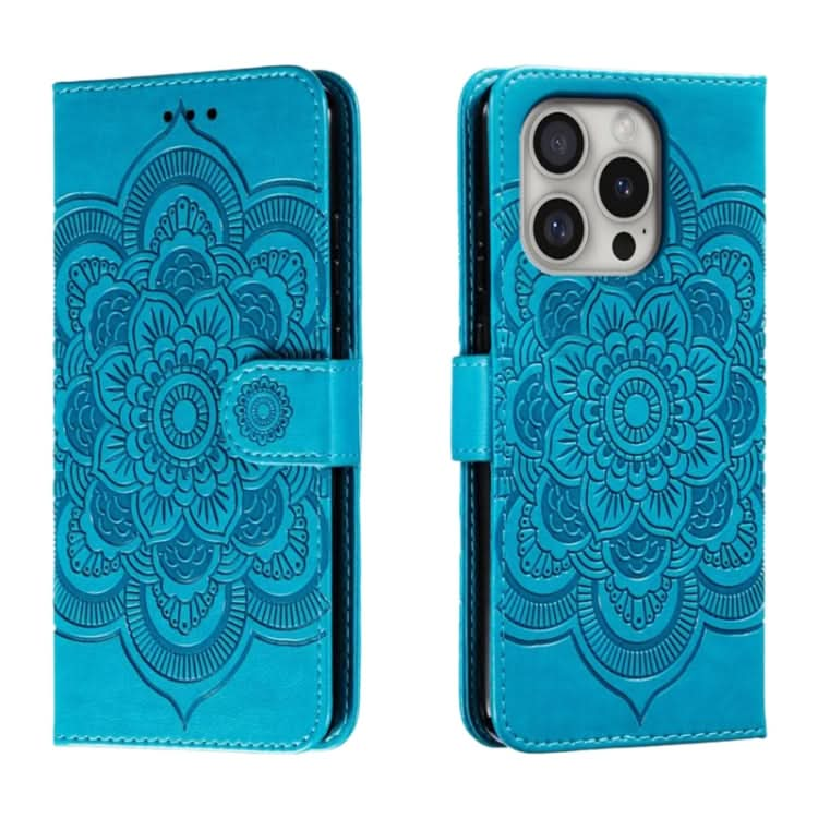 Mandala Embossing Pattern Horizontal Flip Leather Phone Case, Series 2