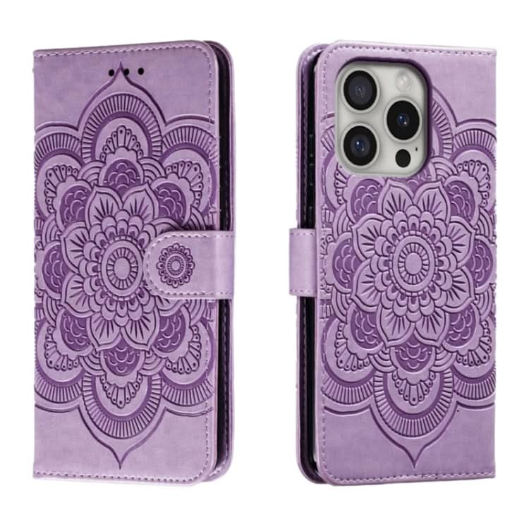 Mandala Embossing Pattern Horizontal Flip Leather Phone Case, Series 2