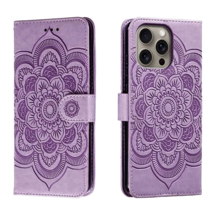 Mandala Embossing Pattern Horizontal Flip Leather Phone Case, Series 2