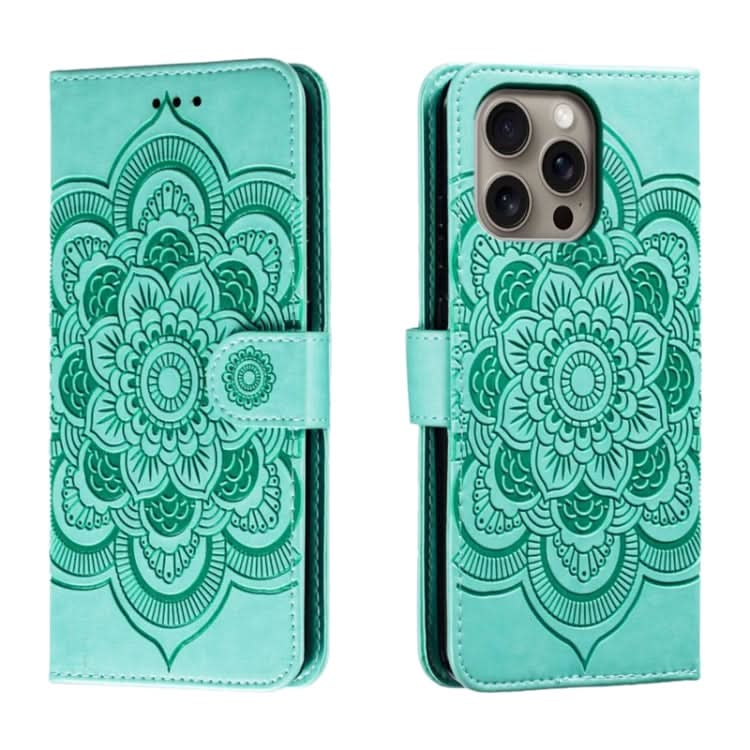 Mandala Embossing Pattern Horizontal Flip Leather Phone Case, Series 2