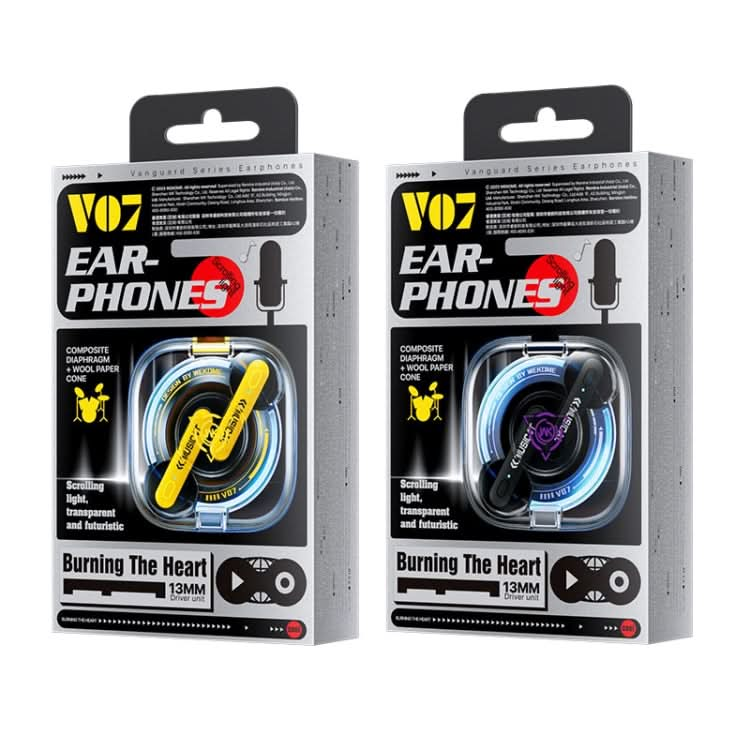 WK V07 Vanguard Series Starshards Wireless Bluetooth Earphone