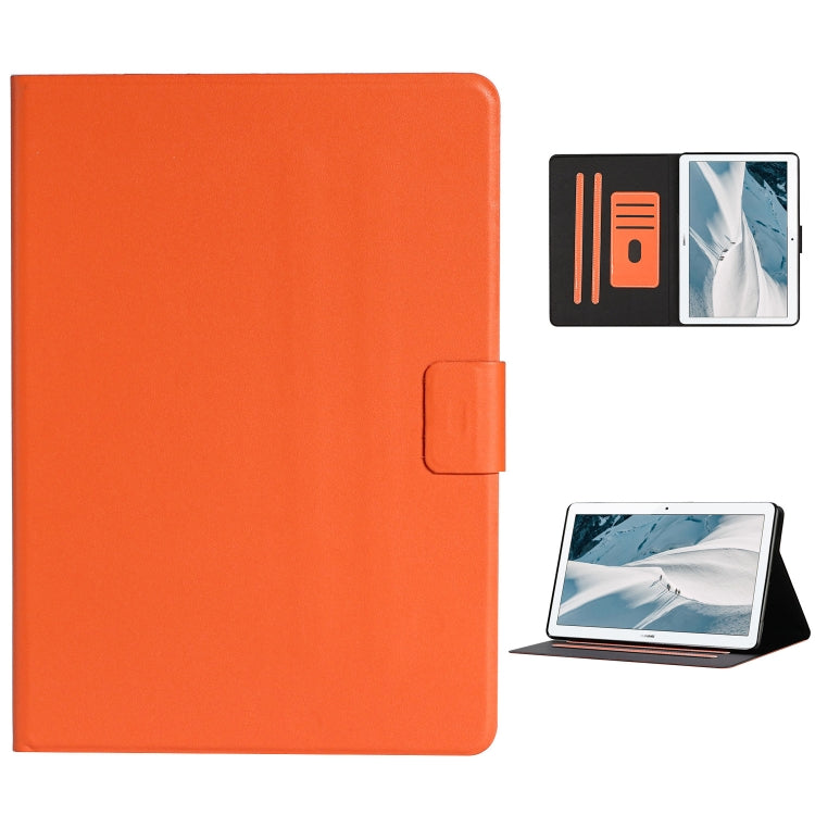 Solid Color Horizontal Flip Leather Case with Card Slots & Holder & Sleep / Wake-up Function, Series 4