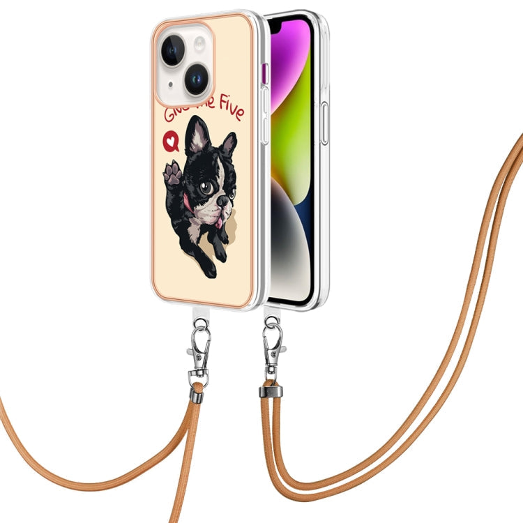 Electroplating Dual-side IMD Phone Case with Lanyard, Series 6