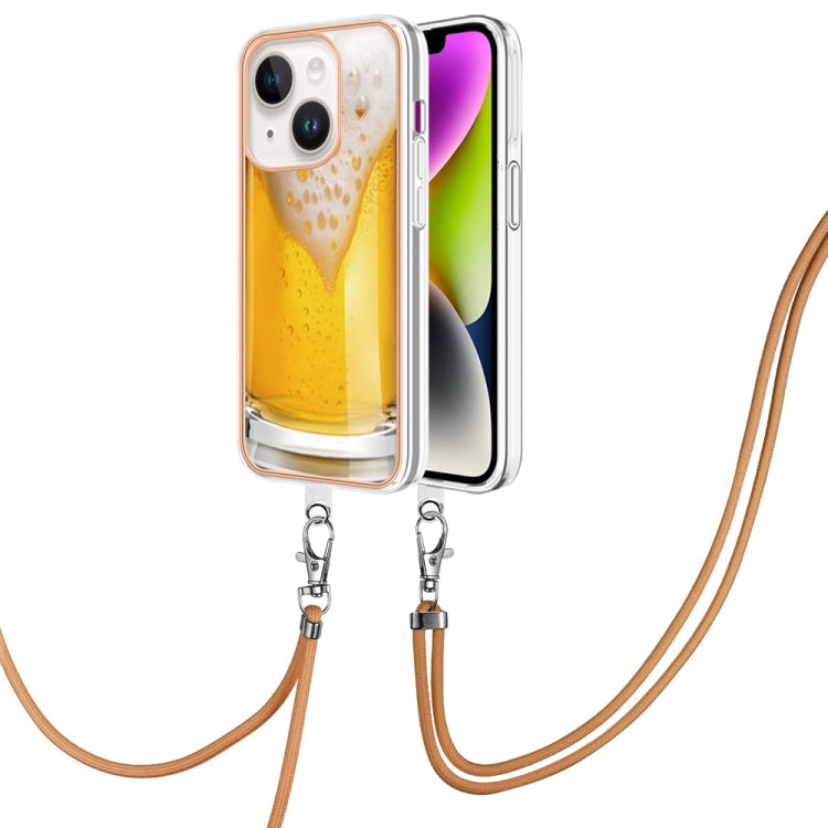 Electroplating Dual-side IMD Phone Case with Lanyard, Series 6