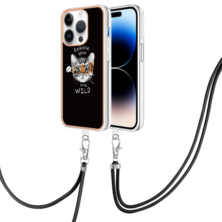 Electroplating Dual-side IMD Phone Case with Lanyard, Series 5