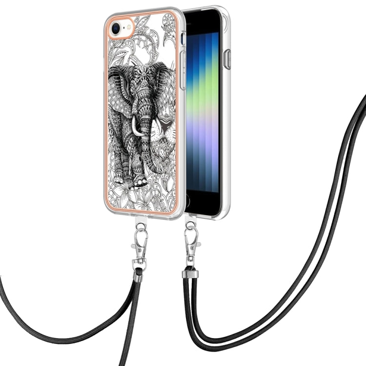 Electroplating Dual-side IMD Phone Case with Lanyard, Series 6