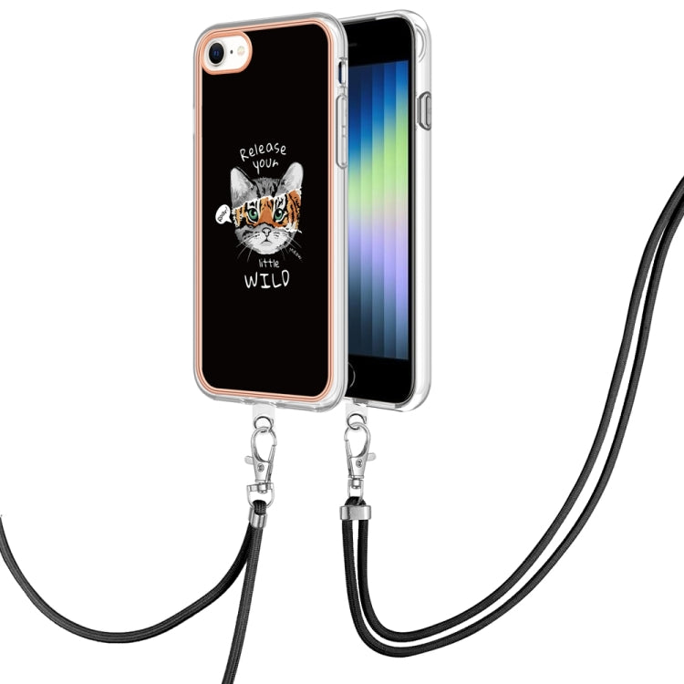 Electroplating Dual-side IMD Phone Case with Lanyard, Series 6