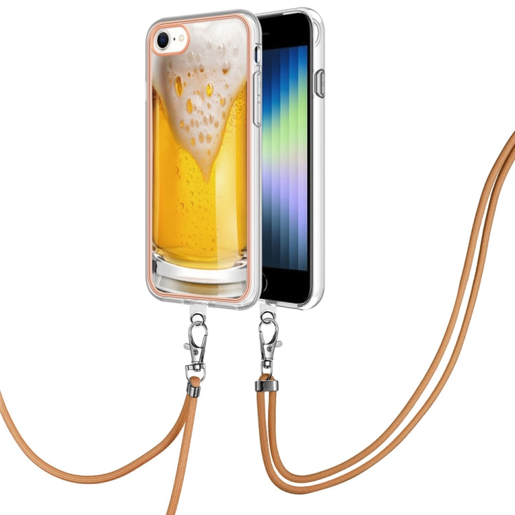 Electroplating Dual-side IMD Phone Case with Lanyard, Series 6