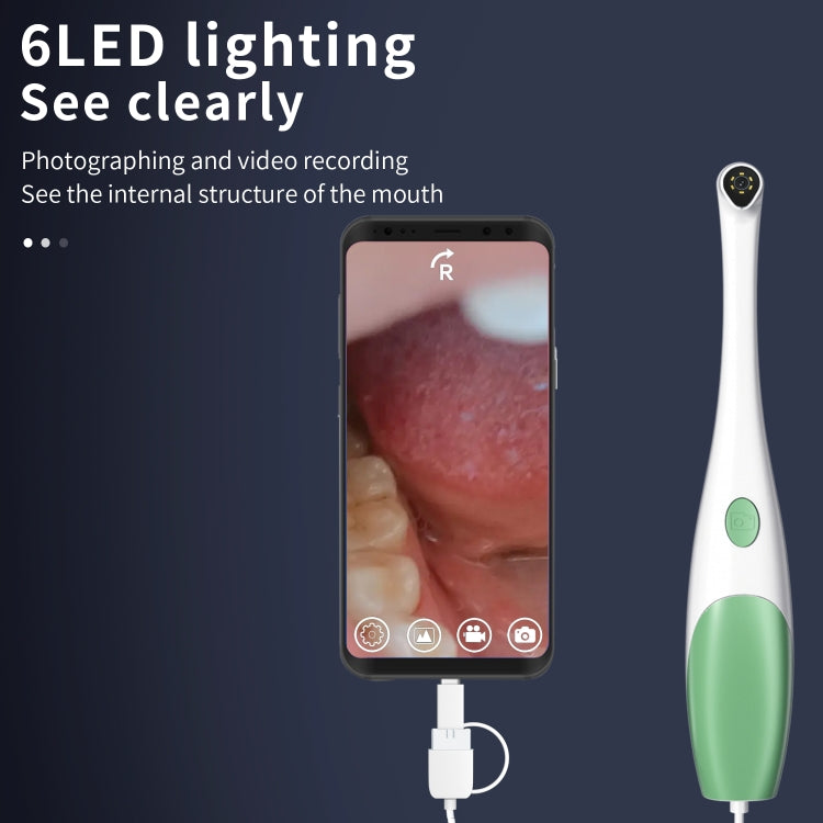 AN109 6LEDs 1080P 3 in 1 Visible Oral Endoscope Reluova