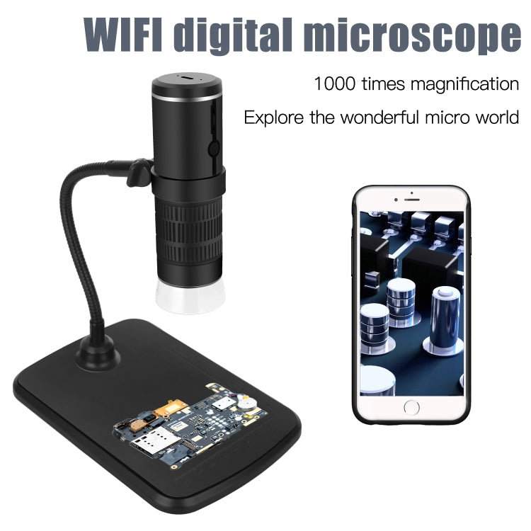 F210 1000X WiFi Digital Microscope with Helical Tube Bracket Reluova