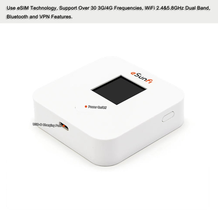 eSunFi Mifi SHFiEL40 Mobile Hotspot WiFi No SIM Card Wireless Router Network Card