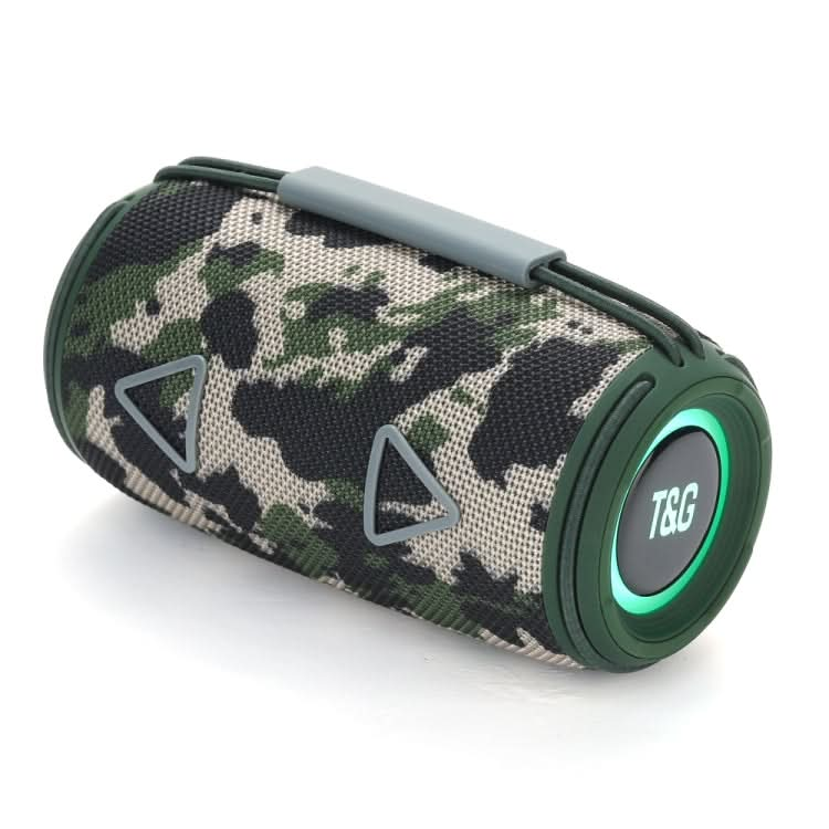 T&G TG-657 Portable Wireless 3D Stereo Subwoofer Bluetooth Speaker Support FM / LED Atmosphere Light