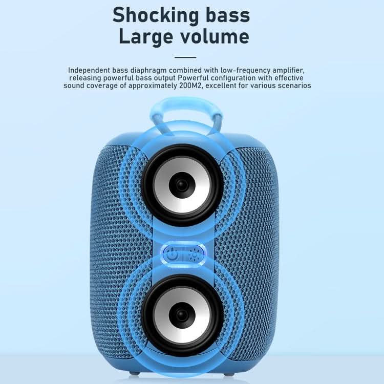 T&G TG-658 Outdoor USB High Power 8W Heavy Bass Wireless Bluetooth Speaker