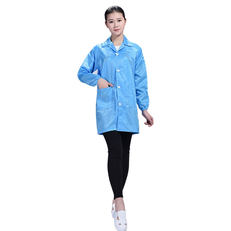 Electronic Factory Anti Static Blue Dust-free Clothing Stripe Dust-proof Clothing, Series 2