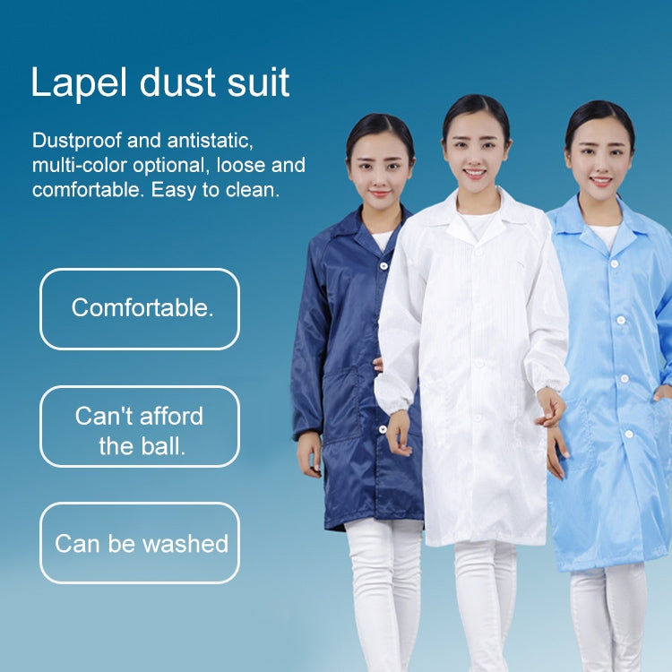 Electronic Factory Anti Static Blue Dust-free Clothing Stripe Dust-proof Clothing, Series 2 My Store