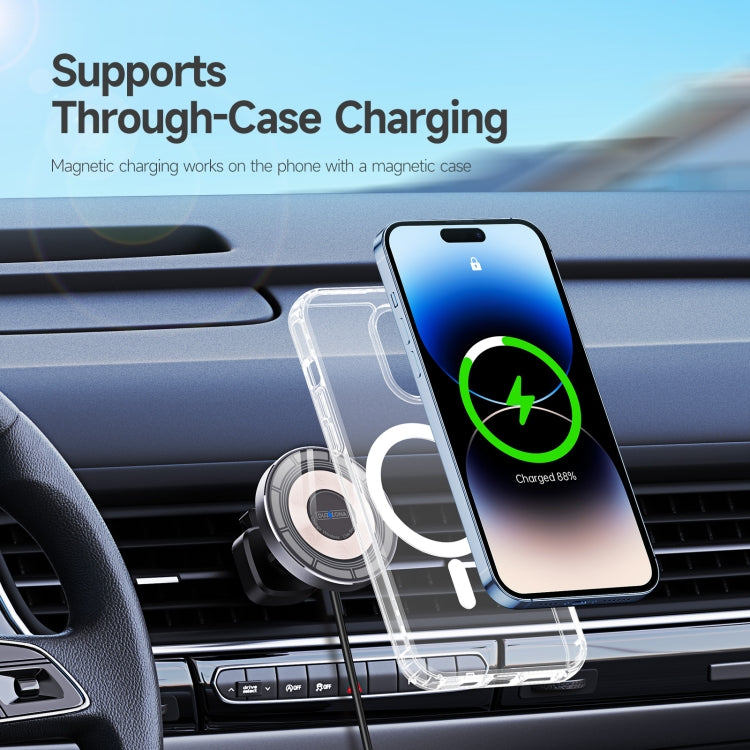 DUZZONA V2 15W Transparent Car Magnetic Wireless Charger ÎҵÄÉ̵ê