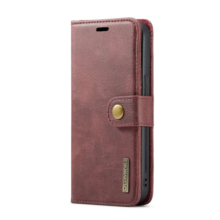 DG.MING Crazy Horse Texture Detachable Magnetic Leather Phone Case, Series 1