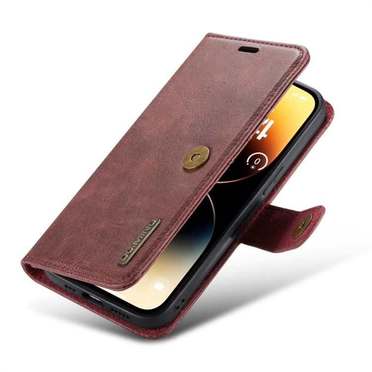 DG.MING Crazy Horse Texture Detachable Magnetic Leather Phone Case, Series 1