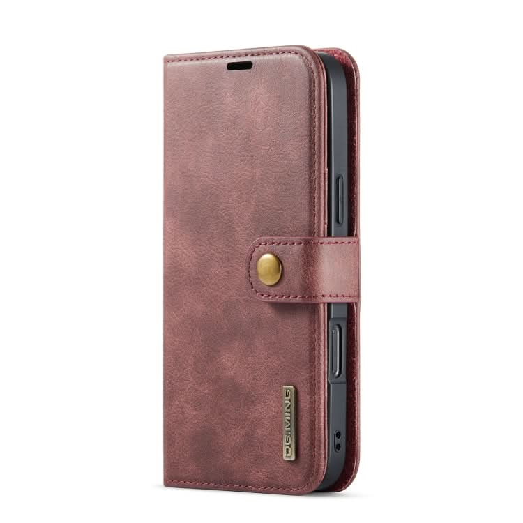 DG.MING Crazy Horse Texture Detachable Magnetic Leather Phone Case, Series 2