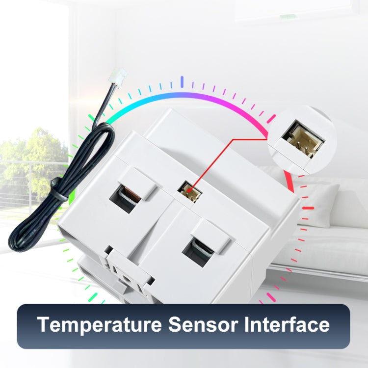 KWS-302 170-270V Multifunctional AC Digital Display Rail Voltage and Current Monitoring Meter Reluova