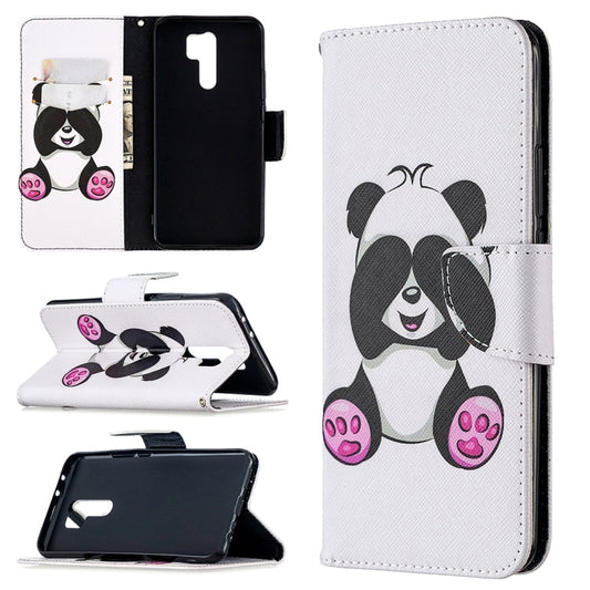 Colored Drawing Pattern Horizontal Flip Leather Case with Holder & Card Slots & Wallet