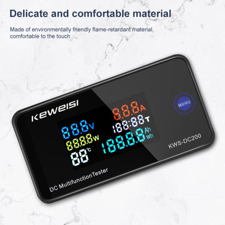 KWS-DC200-10A 8-120V DC Digital Display Voltage Current Watch Built in Shunt Reluova