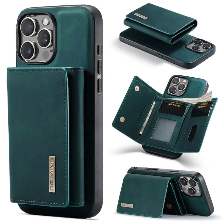 DG.MING M1 Series 3-Fold Multi Card Wallet Leather Phone Case, Series 1