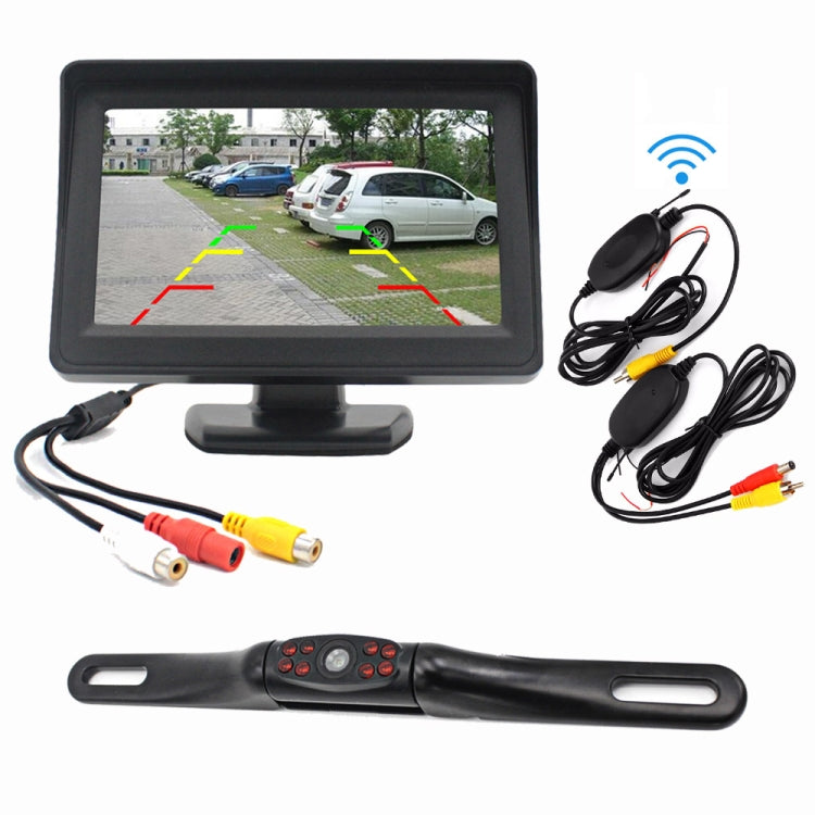 PZ703 413C-W Car Waterproof  Night Vision Camera + 4.3 inch Rearview Monitor ÎҵÄÉ̵ê