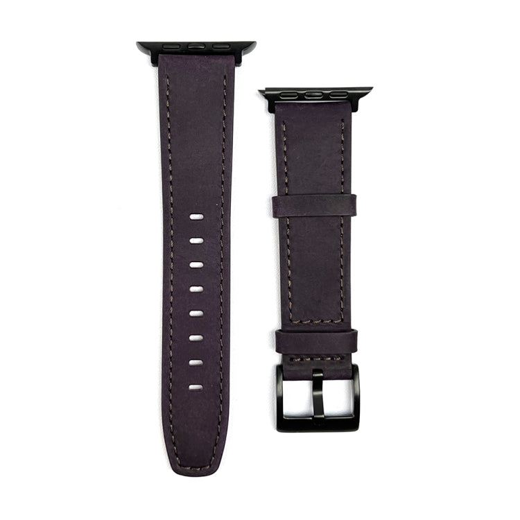 Retro Texture Leather Watch Band, Series 1