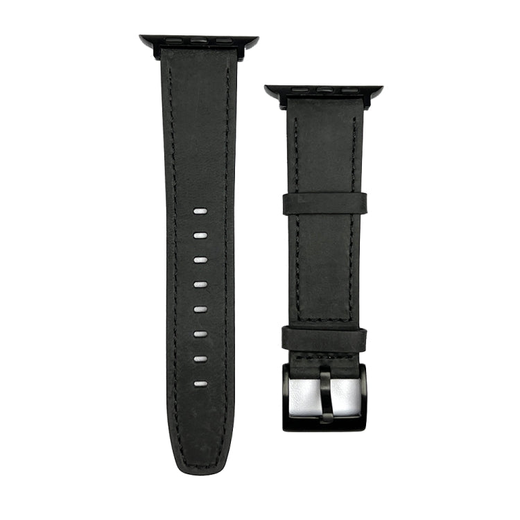 Retro Texture Leather Watch Band, Series 4