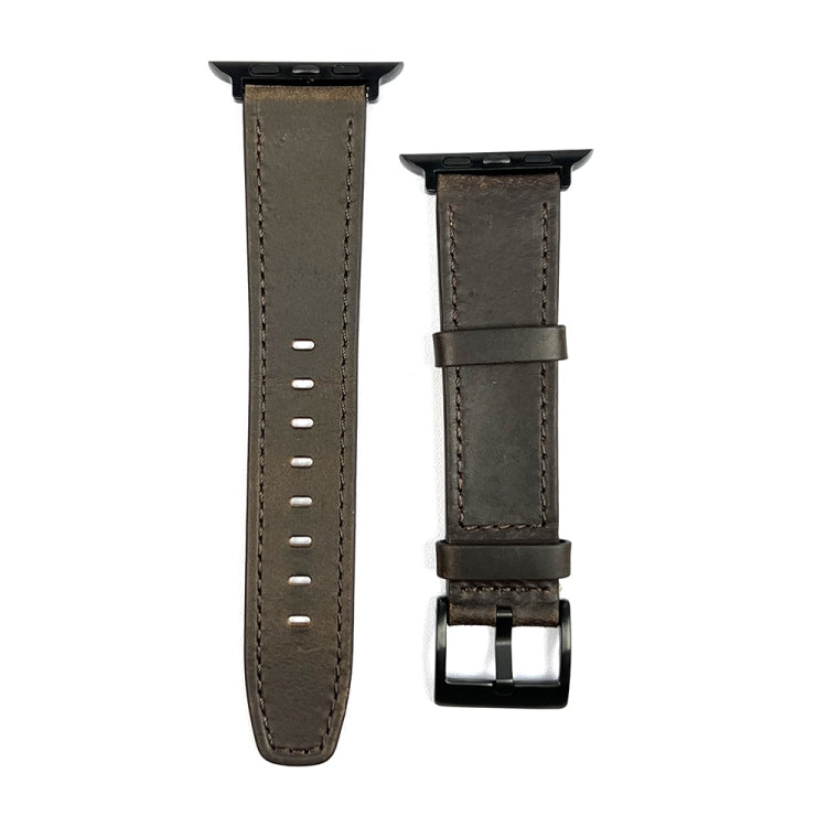 Retro Texture Leather Watch Band, Series 3